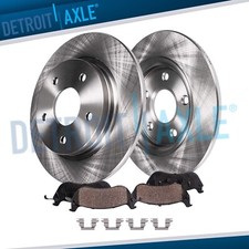 REAR Disc Brake Rotors Ceramic Brake Pads for Nissan Altima Maxima Sentra Juke picture
