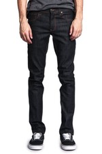 Victorious Men's Skinny Fit Stretch Raw Denim Jeans   DL936 -  picture
