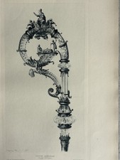 Krieger Engraving Etching Goldsmith Liturgical Crose Pastoral Church picture