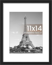 upsimples 11x14 Picture Frame, Wall Decor Photo Frames, Black 1 Pack picture