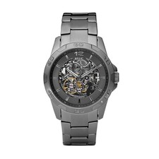 Relic by Fossil Men's Damon Gunmetal Gray Stainless Automatic ZR11853 picture
