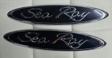 OEM Sea Ray  EMBLEM HULL LOGO CHROME FACTORY LOGOS picture