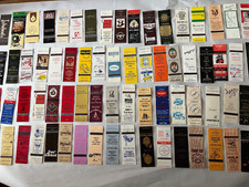 Lot of 70 Vintage Matchbook Covers Advertising RESTAURANTS BARS COCKTAIL LOUNGE picture