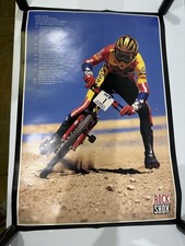 Vintage John Tomac RockShox Poster 32x22 Giant Tioga Mountain Bike Racing MTB picture