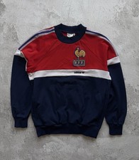 France 1982 80s VINTAGE ADIDAS SWEATSHIRT NATIONAL TEAM SIZE 168 ACTUAL XS-S  picture
