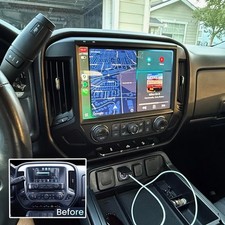 For 2014-2018 Chevrolet Silverado Car Radio Stereo Carplay 8+128G 13.1in BT FM picture