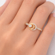 18K Gold With 0.34 Ct. Natural Diamonds IGI Certified Jewelry Gift for Women picture