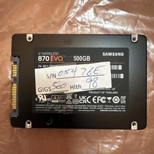 Samsung V-NAND SSD, 870 EVO 2.5” 500GB  98%-99% Health picture
