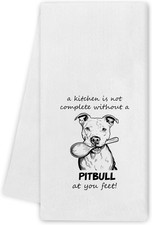 Pitbull Gifts Kitchen Towels - Pit Bull Dog Lover Gifts for Women, Pitbull Dog picture