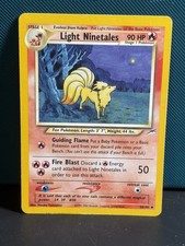 Pokémon TCG Light Ninetales Neo Destiny Card 50/105 Unlimited Uncommon picture