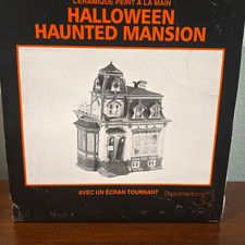 Department 56 Halloween Haunted Mansion House Hand-Painted, Boxed picture