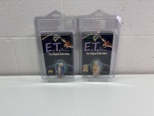 LJN E.T. Action Figures Original Collectibles Series Vintage 1982 x2 w/ Cases picture