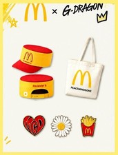 G-DRAGON GD x PEACEMINUSONE x McDonald's Official Photocard / Pin Set / Ball Cap picture
