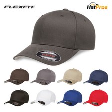 Flexfit 5001 Original Fitted Hat 6 Panel Baseball Cap Blank S/M L/XL picture