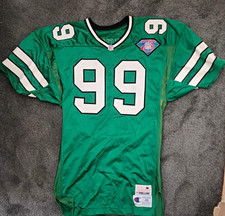 Champion Authentic Pro Line NY Jets Douglas #99 Jersey Green Size 48 picture
