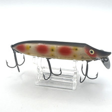 Vintage Heddon Vamp Spook Fishing Lure Strawberry Top Water Super Rare 3 Hook picture