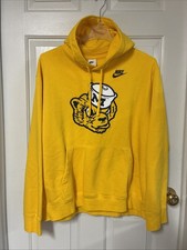 Nike Michigan Wolverines Retro Sailor Logo Pullover Hoodie Sweatshirt Men’s XL picture