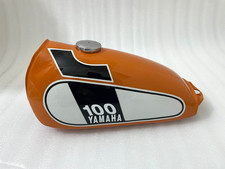 Yamaha DT100B DT 100B 1974 -75 Enduro Painted Steel Petrol Fuel Gas Tank +Cap picture
