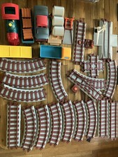 Vintage 1988 Playskool Express Train Set; 31 Pieces Tracks Train Cars Cargo picture