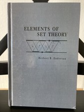 Elements of Set Theory, Herbert B. Enderton (Hardcover, 1977) picture