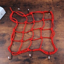 Motorcycle Helmet Cargo Net Tie Down Adjustable Luggage Durable Bungee Cord Mesh picture