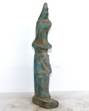 RARE ANCIENT EGYPTIAN ANTIQUE Horus with Ushabti Tomb Protection Servant Statue picture
