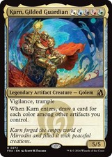 x1 Karn, Gilded Guardian R MTG Reality Fracture M/NM, English picture