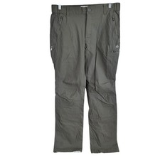Craghoppers Cargo Pants Mens 34x32 Army Green Stretch Outdoor Hiking picture