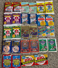 1989 90 91 92 93 Topps Donruss Fleer Upper Deck 28 Baseball Factory Packs Lot🔥 picture
