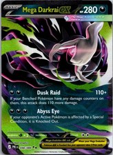 Mega Darkrai ex 048/084 Ultra Rare Pitch Black Pokemon Holo Near Mint picture