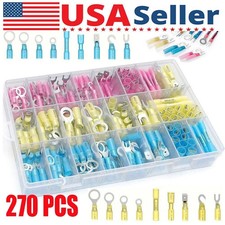 Heat Shrink Wire Connector DIY Kit 270PCS Waterproof Marine Automotive Terminals picture