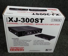 Earthquake XJ-300ST Sound Stereo Mono-Amplifier 2ch.x90 WRMS, 8 Ohm L/P Xover picture