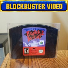 Fighter Destiny 2 Nintendo 64 N64 Authentic Blockbuster Collectible Game Tested picture