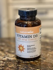 Naturewise Vitamin D3 5000 IU Softgels - 360 Count picture