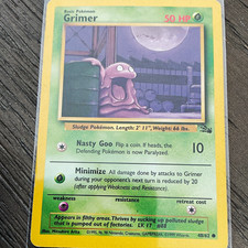 Wizards of the Coast Grimer Fossil 48/62 Regular ENG 1999 50 HP Basic Unlimited picture