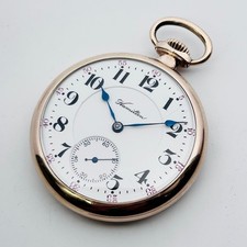 Vintage 1908 Hamilton 16s/21j Model 1 Grade 992 GF Pocket Watch Serviced picture