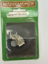 1996 Warhammer Dwarf Queen Helgar 8597B Citadel GW Metal Sealed Blister OOP picture
