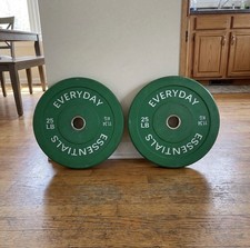 BalanceFrom Olympic Bumper Plate Weight Plate, 25 lbs Pair Color picture