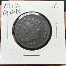 1812 1C Large Date Classic Head Large Cent picture
