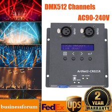 Pknight ArtNet DMX 512 Ethernet Lighting Controller Interface 100Mbps 2 Universe picture