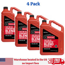 MOTORCRAFT XO5W205Q3SP -Premium Synthetic Blend; SAE 5W-20; 5 Qt, Pack of 4 picture