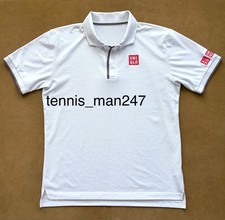 Uniqlo Roger Federer RF 2019 Wimbledon Polo Shirt Tennis Vapor Rafa Nadal Nike L picture