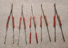 5pc HERBRAND ET56 TWEEZERS SET USA 🇺🇸 picture