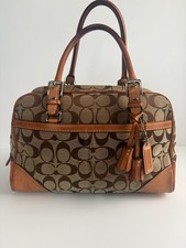Vintage Coach Hamptons Signature Satchel/Handbag  lStyle# 8K05 picture