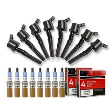 8X Ignition Coil DG508 Spark Plug Motorcraft SP479 Fits For Ford F150 4.6L 5.4L picture