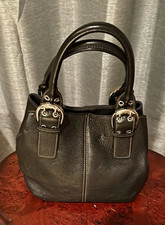 Tignanello Stylish Black Satchel  picture