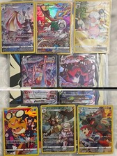 Pokemon TCG Crown Zenith 9-Card Holo Full Art Lot Milotic Eternatus VMAX picture