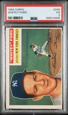 1956 Topps #240 Whitey Ford PSA 3  picture