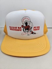 Vintage Harold's Club Reno NV USA Trucker Hat Snapback Cap picture