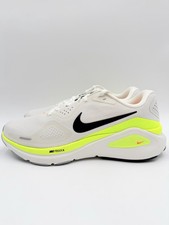 Nike Men's Air Zoom Structure 26 Running Size 10 White Volt HJ1102-103| picture